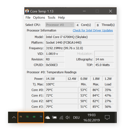 Msi Cpu Temperature Monitor Msi Cpu Temperature Monitor
